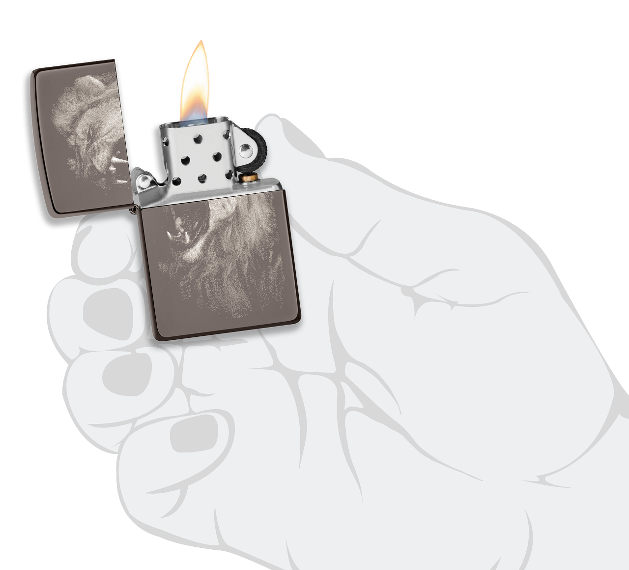 Zippo Lion Design Zippo
